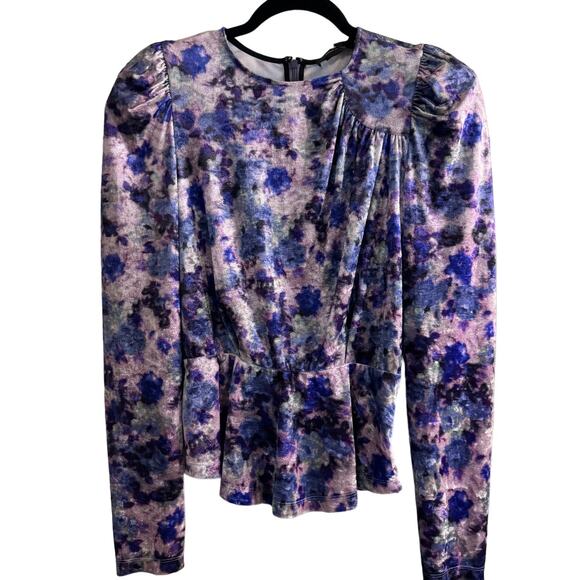 ISABEL MARANT NWT $850 Gudellia Mid Weight Stretch Velvet Top Size 36 (US 2) - Picture 5 of 10